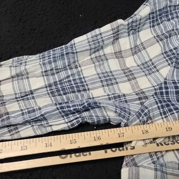 Liz Claiborne Womens Button Up Blouse Multicolor Size 1X Cotton Blend Stretch - Picture 6 of 12